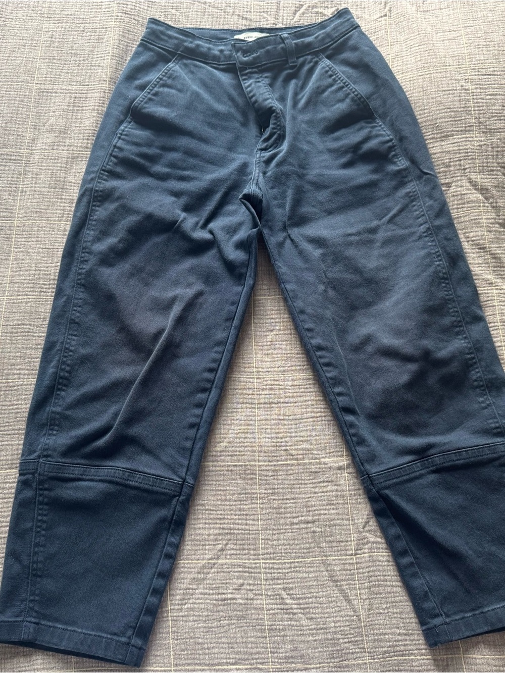 Everlane Navy Utility barrel pants